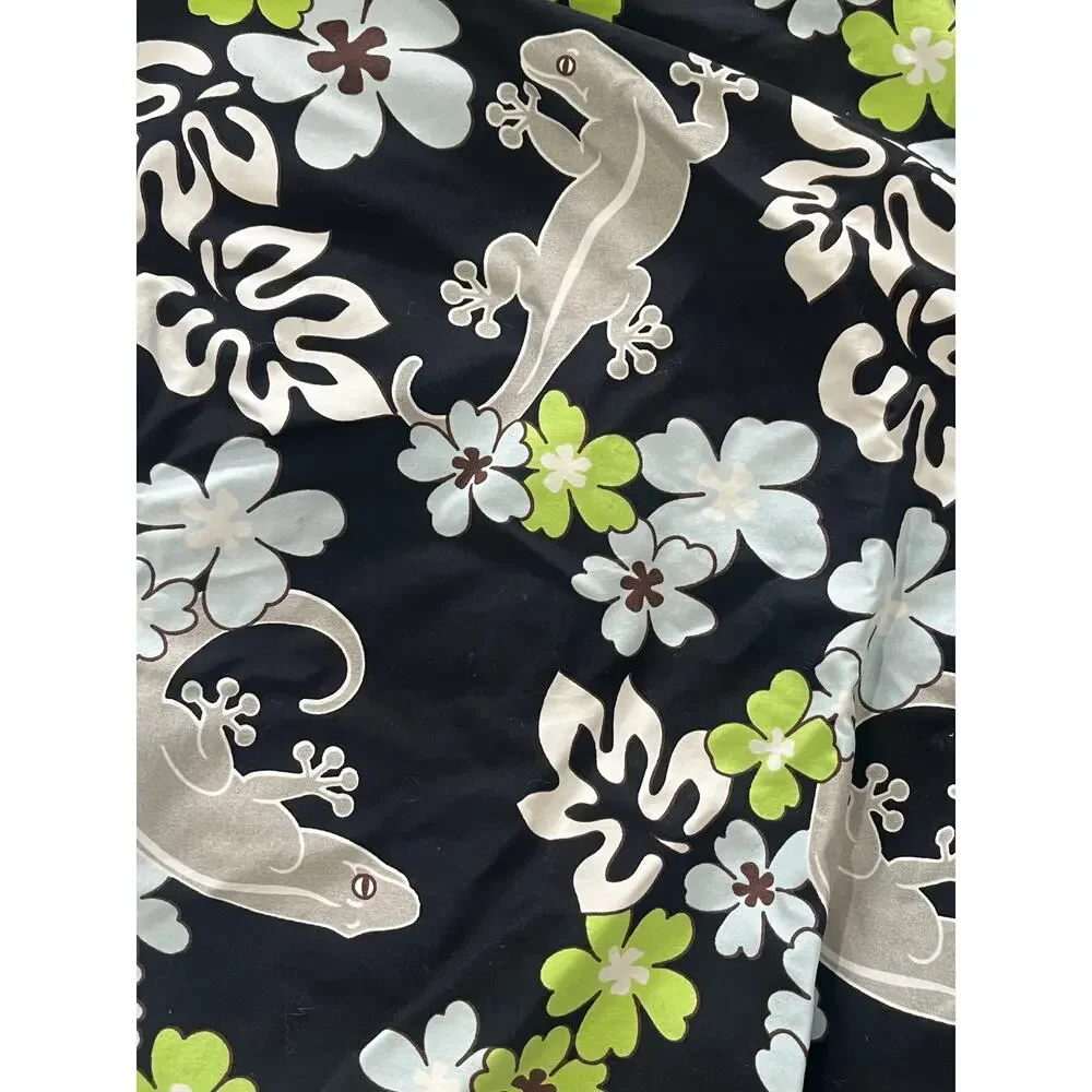 15-70 VILEBREQUIN Men's Swim Trunks Board Shorts Floral Gecko XL